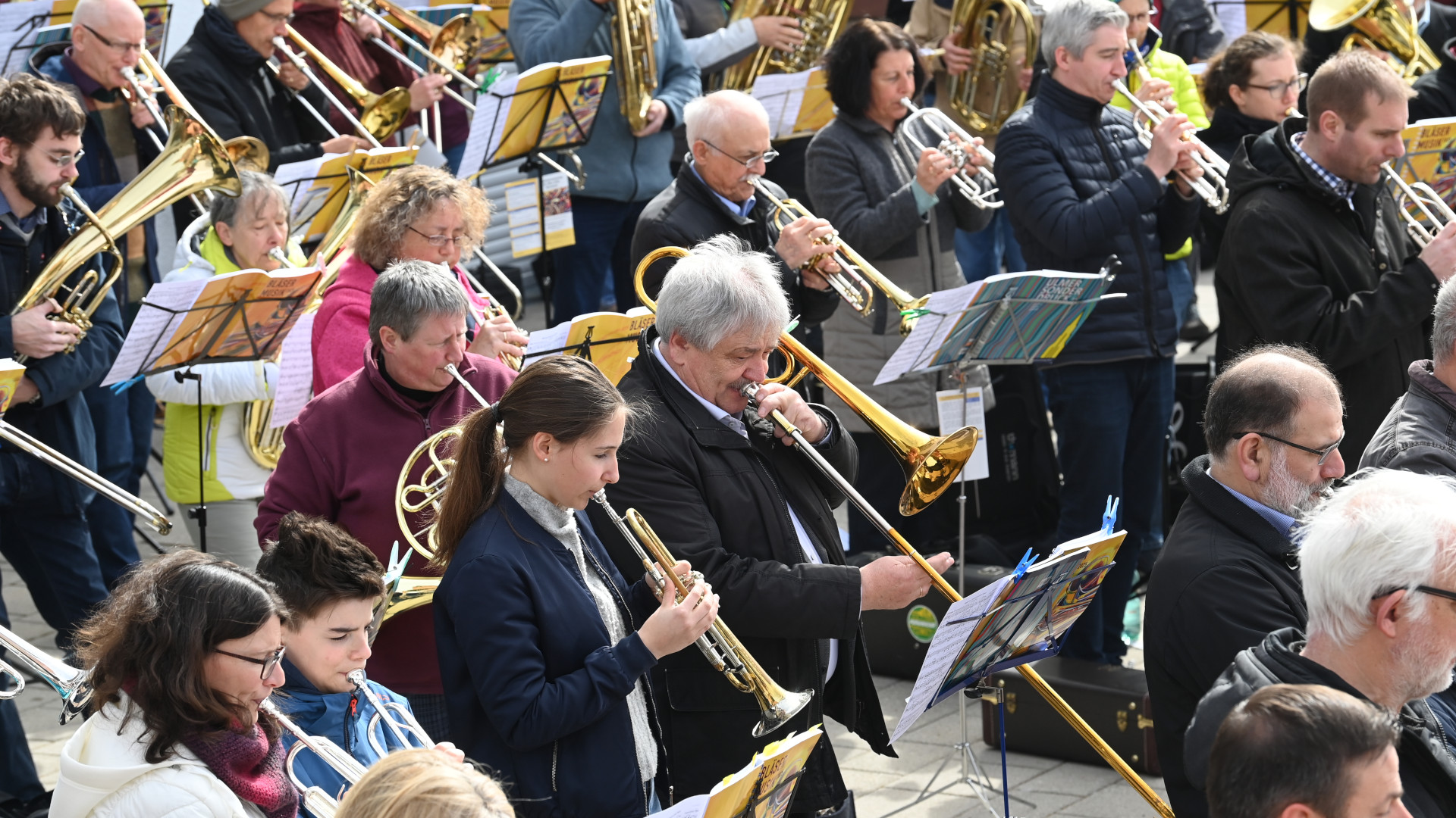 Schlussfeier beim Bezirksposaunentag 2025 in Wimsheim