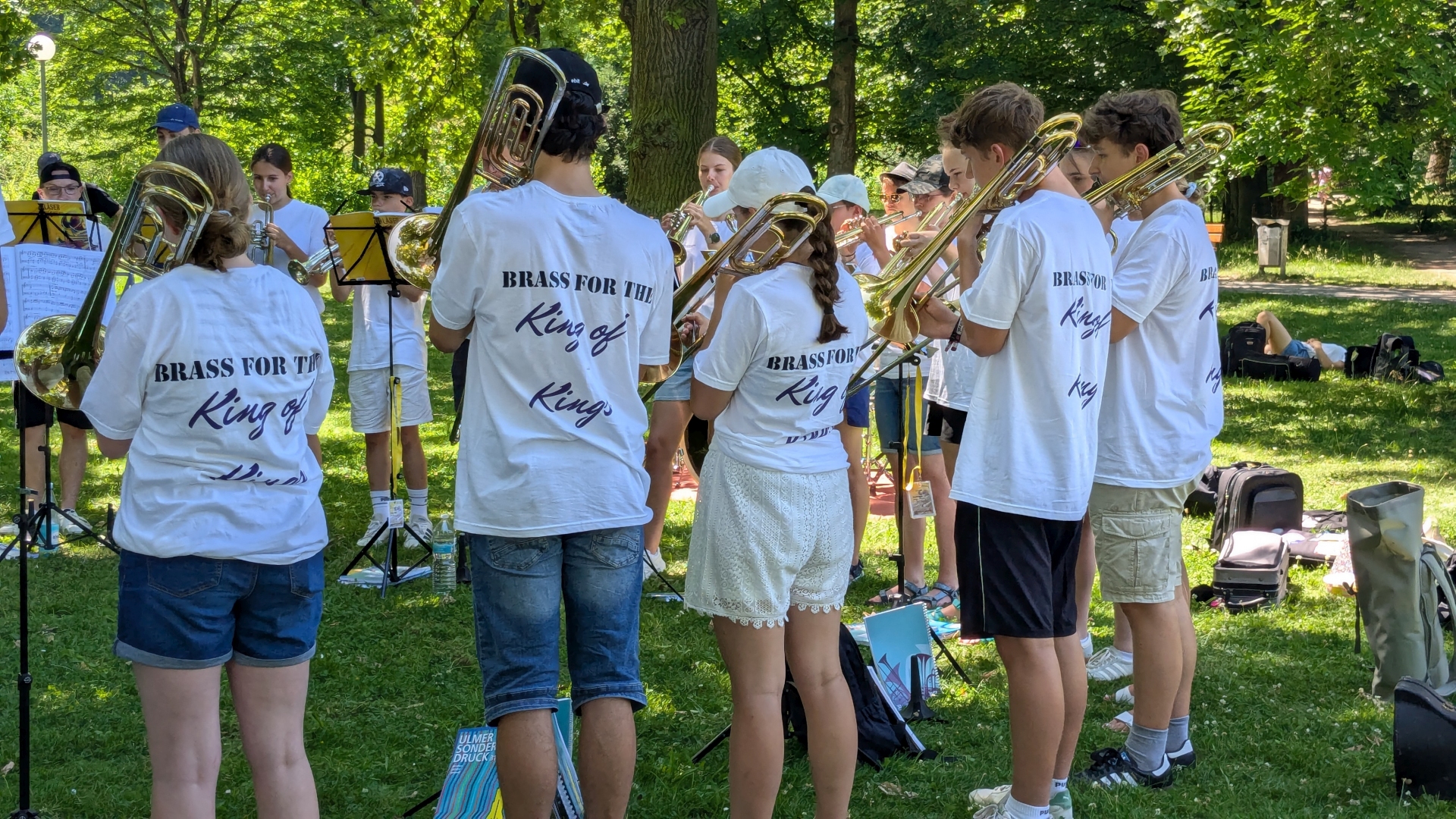 Konzert des Jugendposaunenchors beim 50. Landesposaunentag