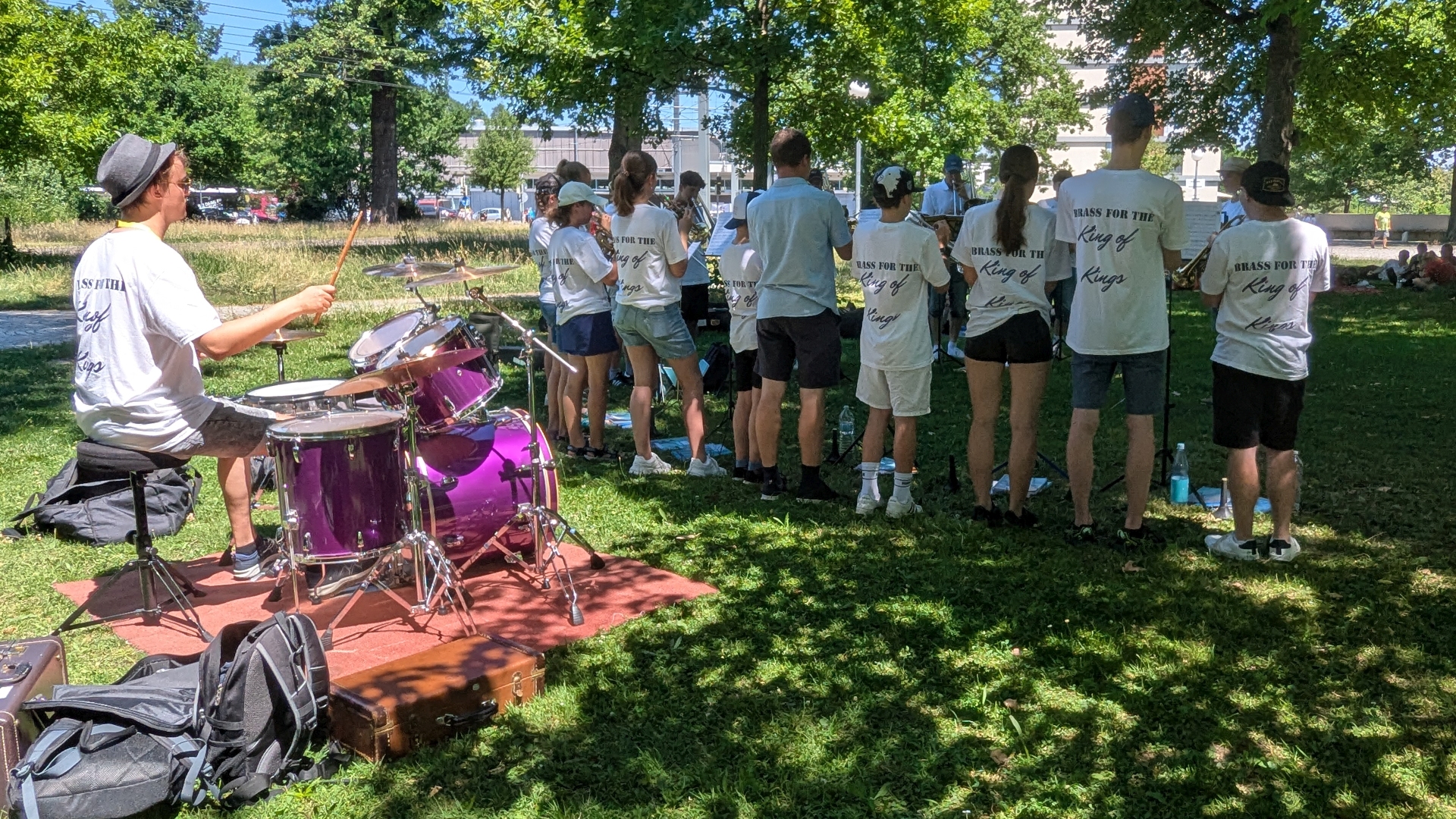 Konzert des Jugendposaunenchors beim 50. Landesposaunentag