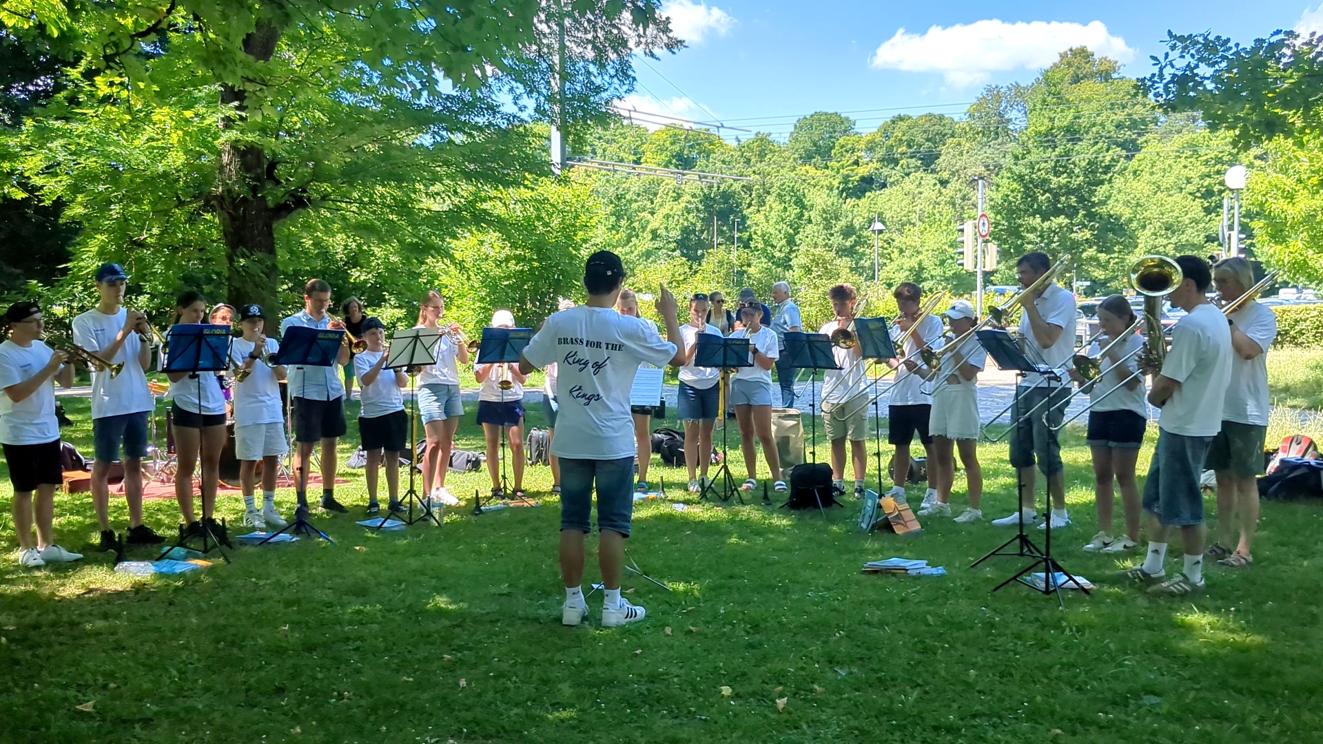 Konzert des Jugendposaunenchors beim 50. Landesposaunentag