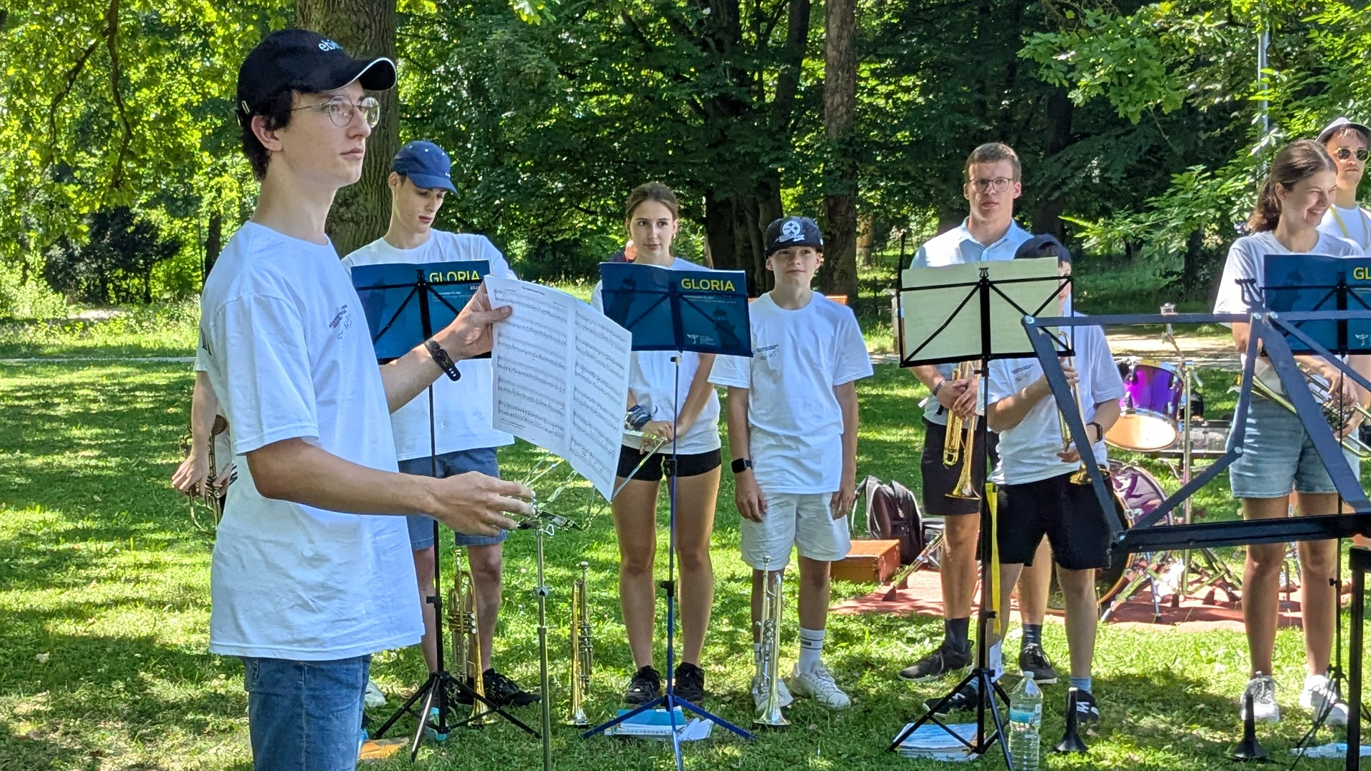 Konzert des Jugendposaunenchors beim 50. Landesposaunentag