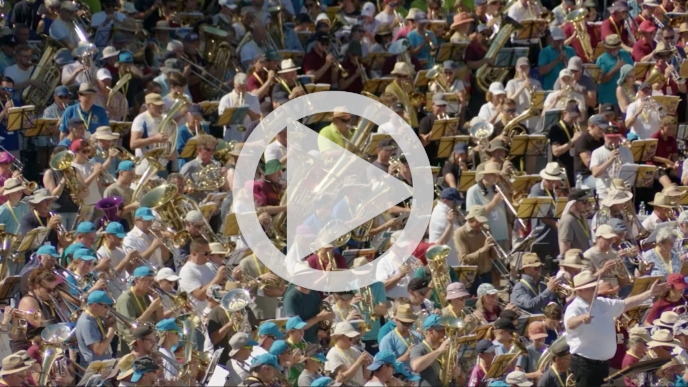 Video von der Schlussfeier des 50. Landesposaunentags im Jahr 2025